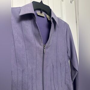 Light Purple Baxter & Wells Faux Suede Women's Jacket